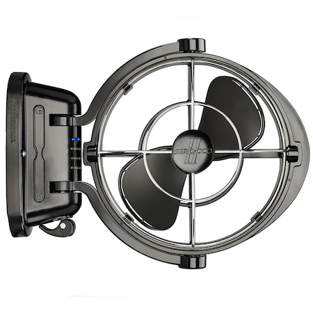 Caframo Sirocco II 3-Speed 7" Gimbal Fan - Black - 12-24V 7010CABBX